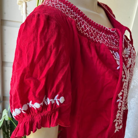 Red hippie shirt - STYLE & CO - Picture 2 of 5